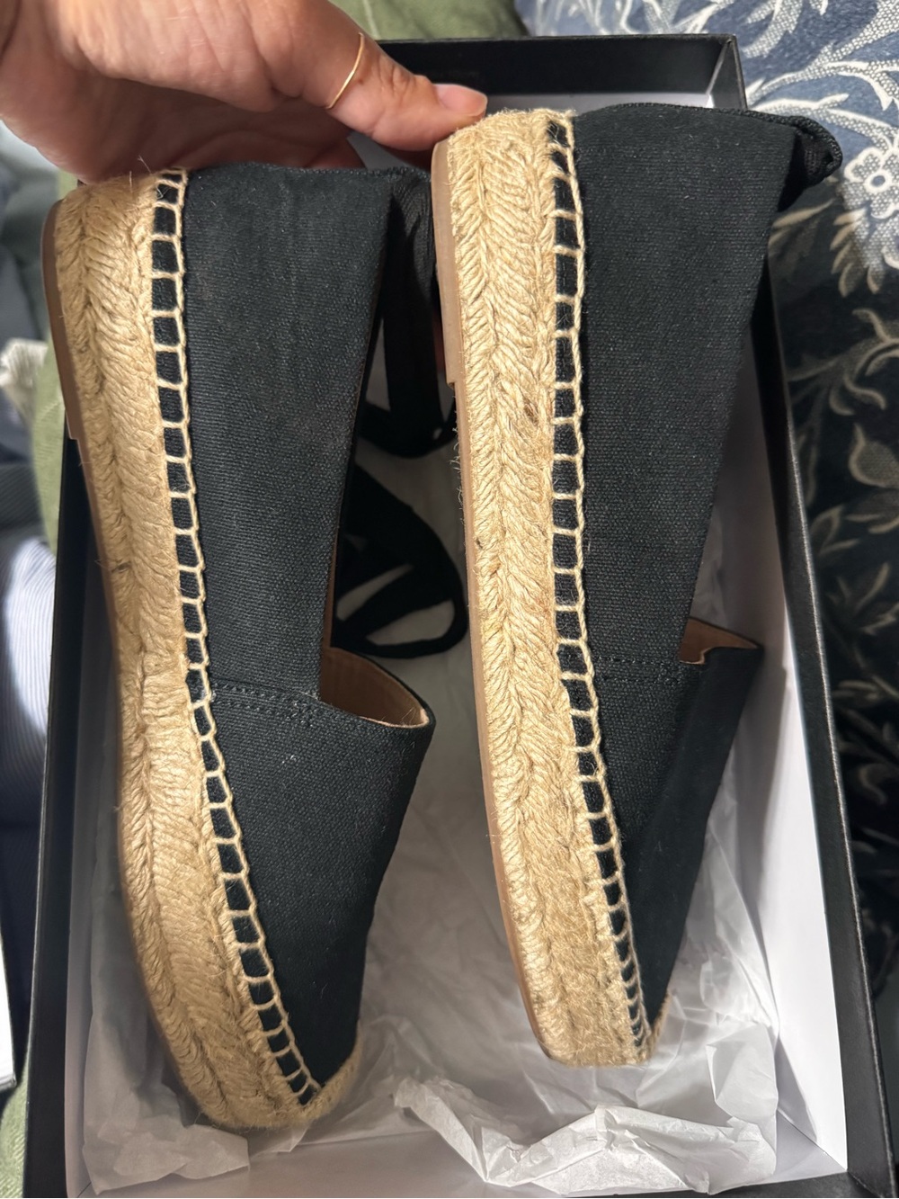 J Crew Canvas Espadrille Flat - Picture 6 of 8